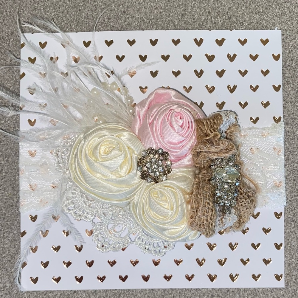 Baby Girl’s Rosette Lace Headband